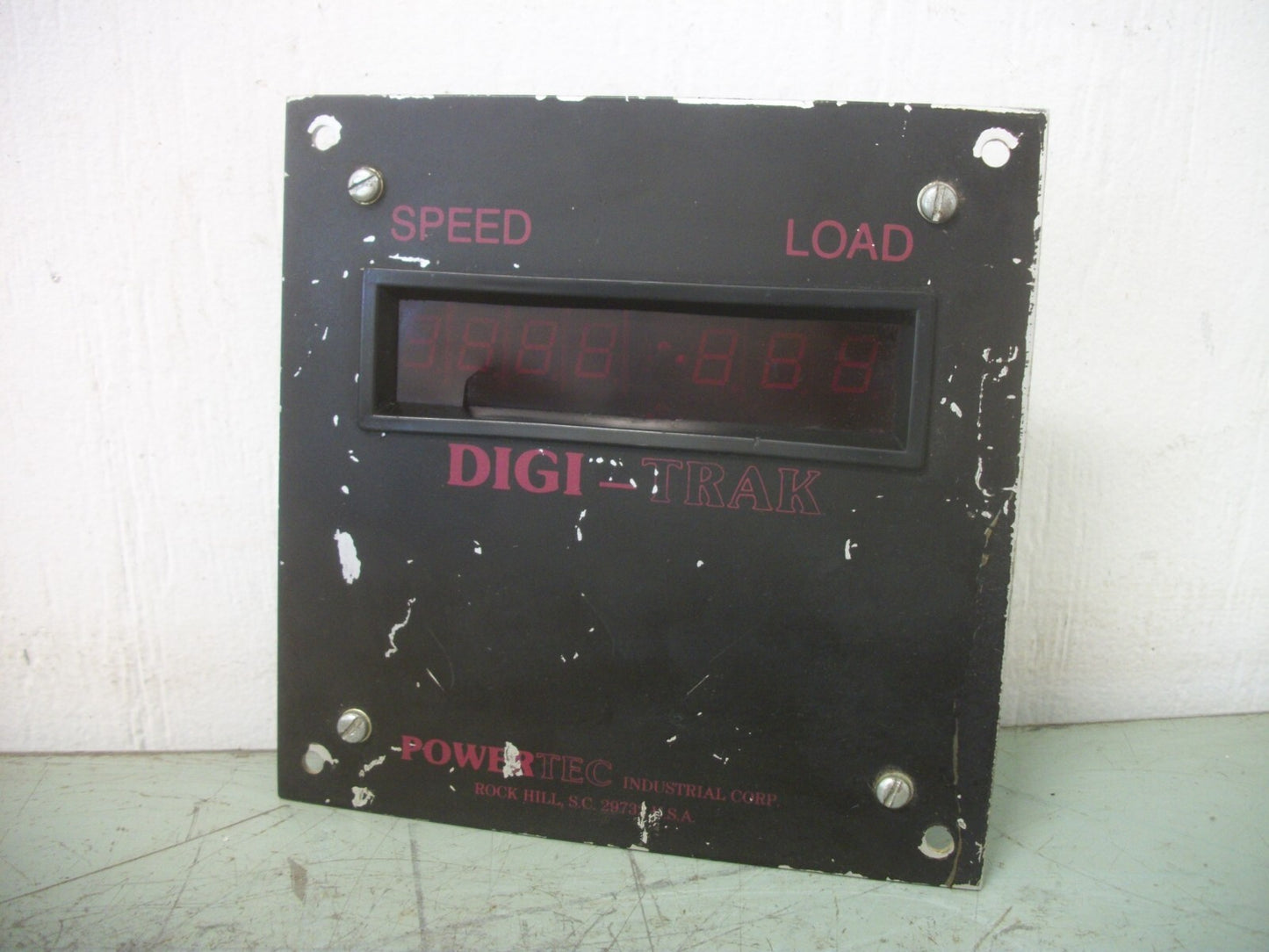 POWERTEC DIGI-TRAK SPEED LOAD DIGITAL METER CONTROLLER 153-1