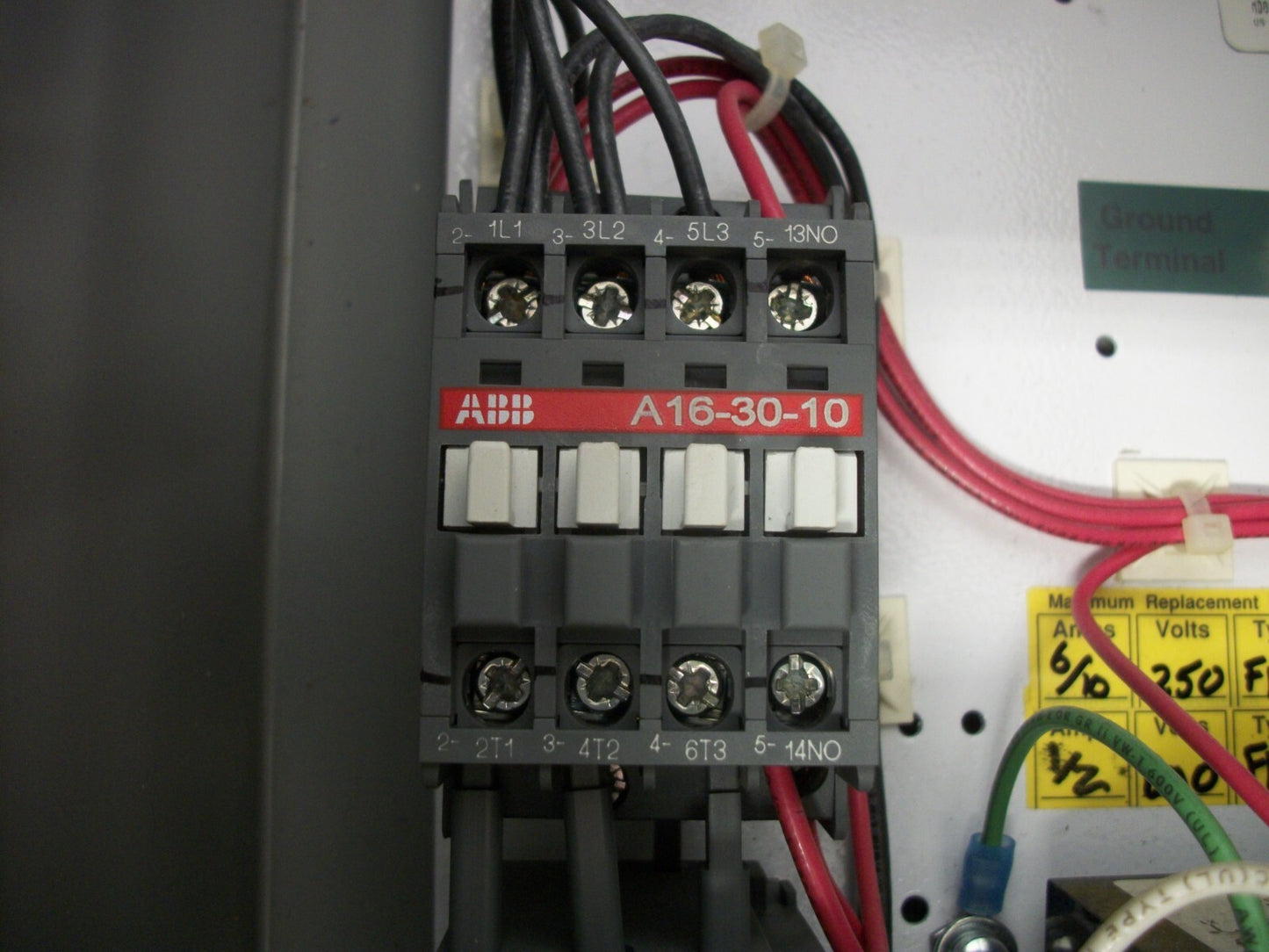 ABB STARTER COMBO 4,12 31F1-CJZ1F A16-30-10 120VCOIL 30AMP FUSIBLE NOB