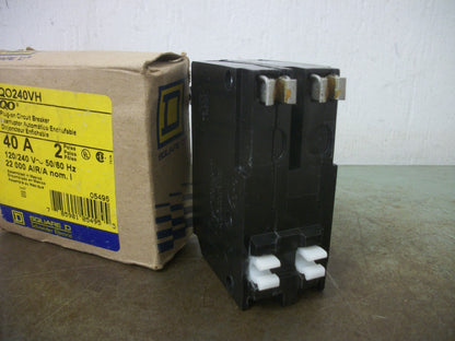 SQUARE D QO CIRCUIT BREAKER QO240VH 40AMP 240VOLT 2POLE NIB