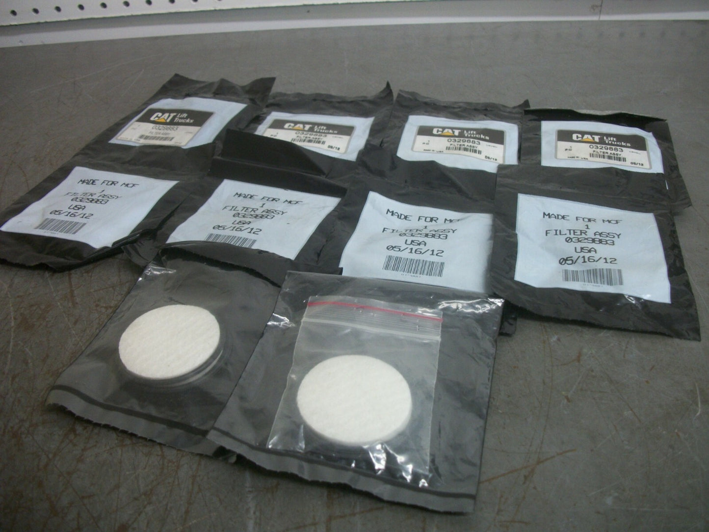 CAT LOT OF 10 FORKLIFT FILTER KIT ASSEMBLY 0329883 NEW